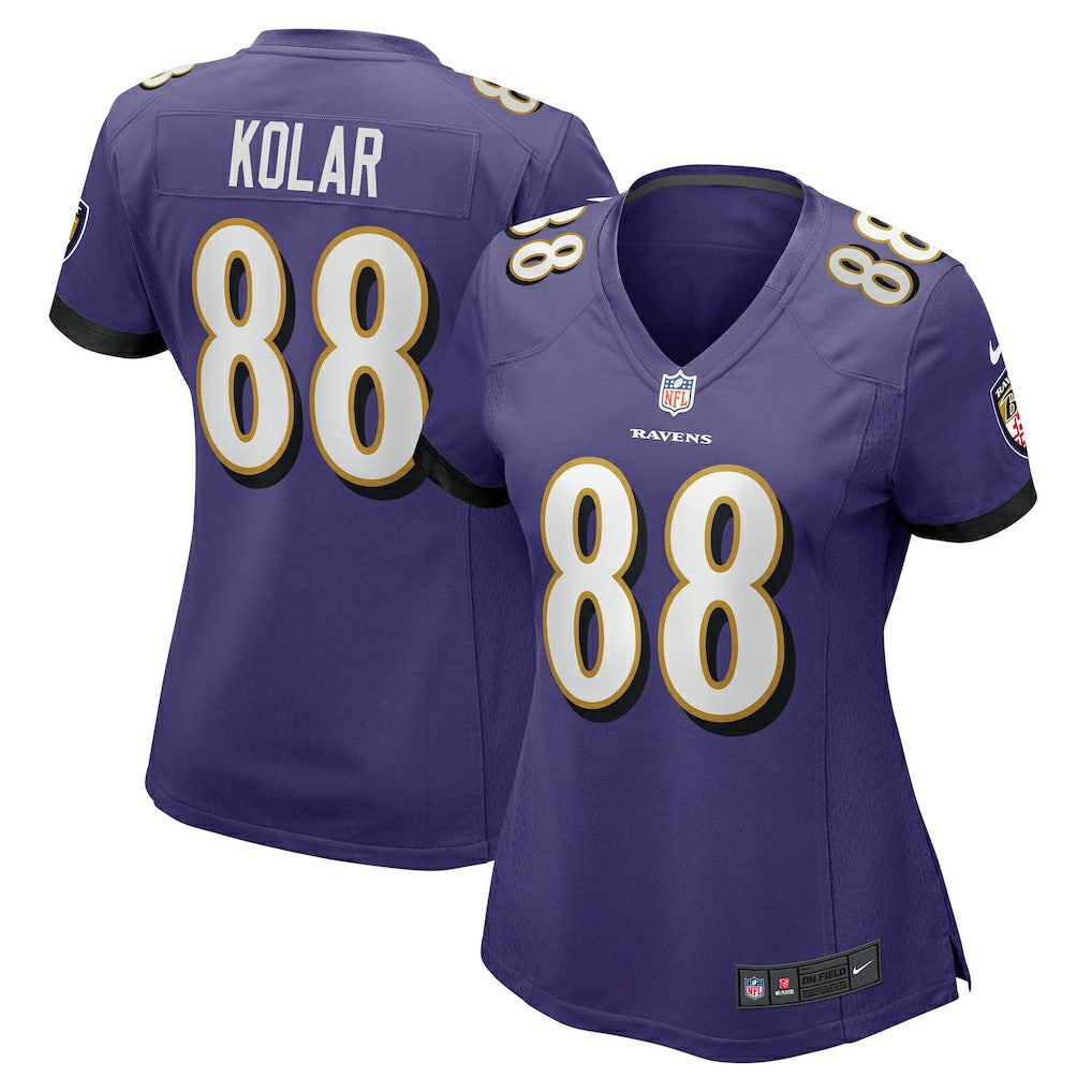 Charlie Kolar Baltimore Ravens Women's Player Game Jersey - Purple outlet
