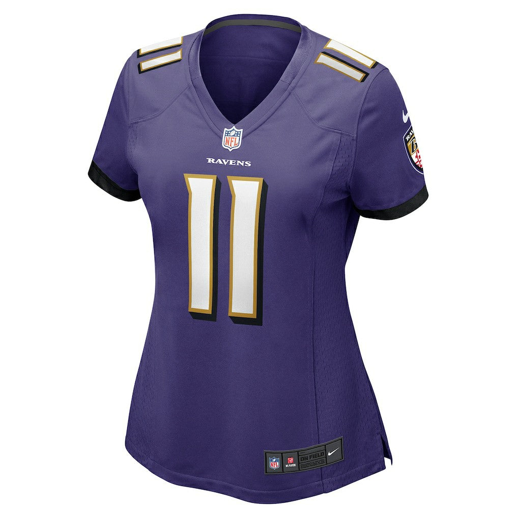 Jordan Stout Baltimore Ravens Women's Player Game Jersey - Purple outlet