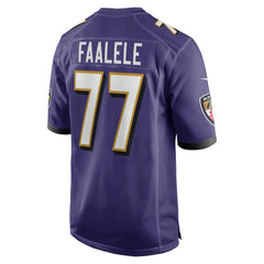 Daniel Faalele Baltimore Ravens Player Game Jersey - Purple discount