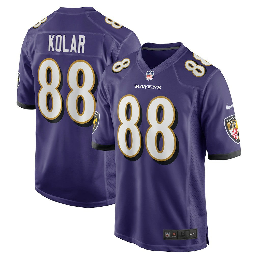 Charlie Kolar Baltimore Ravens Player Game Jersey - Purple discount