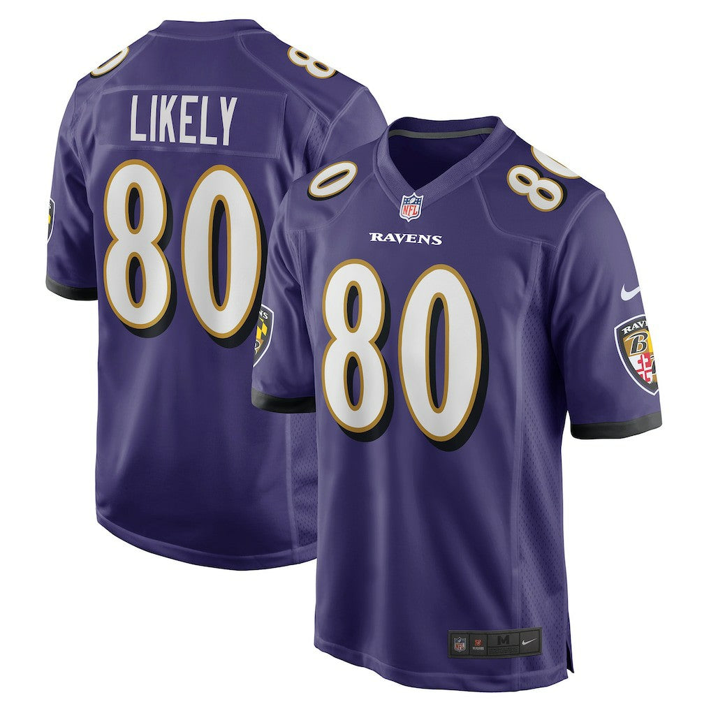 Isaiah Likely Baltimore Ravens Player Game Jersey - Purple on sale