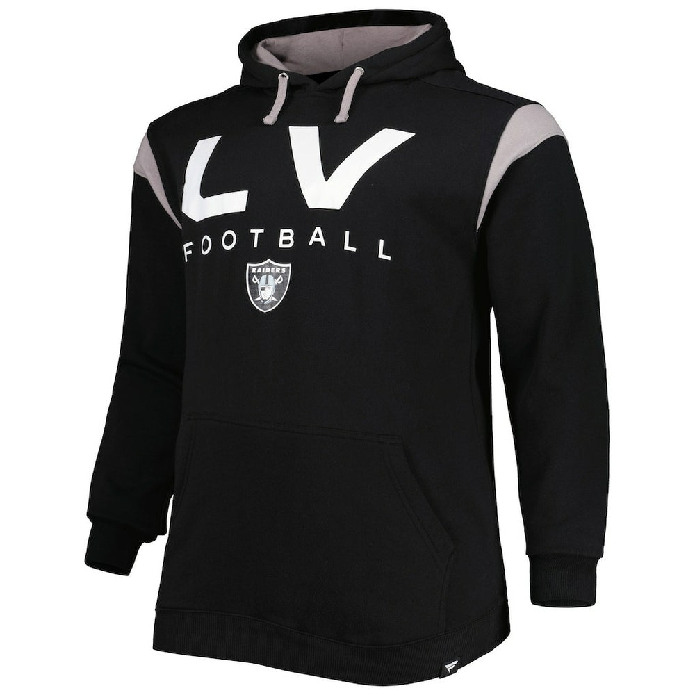 Las Vegas Raiders Big & Tall Call the Shots Pullover Hoodie - Black discount