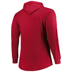 Tampa Bay Buccaneers Big & Tall Front Runner Pullover Hoodie - Red discount