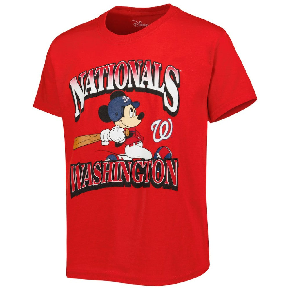 Washington Nationals Youth Disney Game Day T-Shirt Red