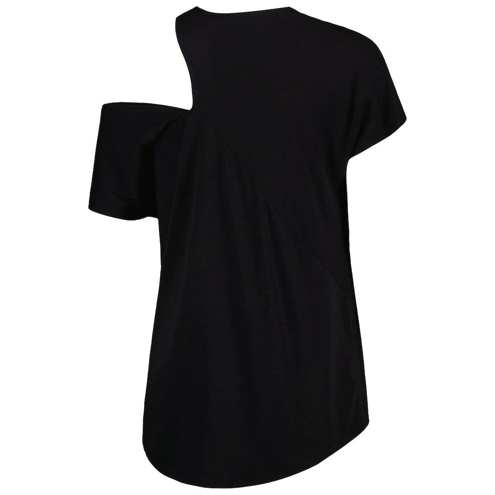 Philadelphia Eagles KIYA TOMLIN Women's Cut Out Tri-Blend Shirt - Black outlet