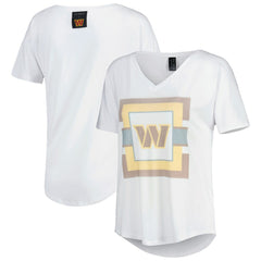 Washington Commanders KIYA TOMLIN Women's V-Neck T-Shirt - White on sale