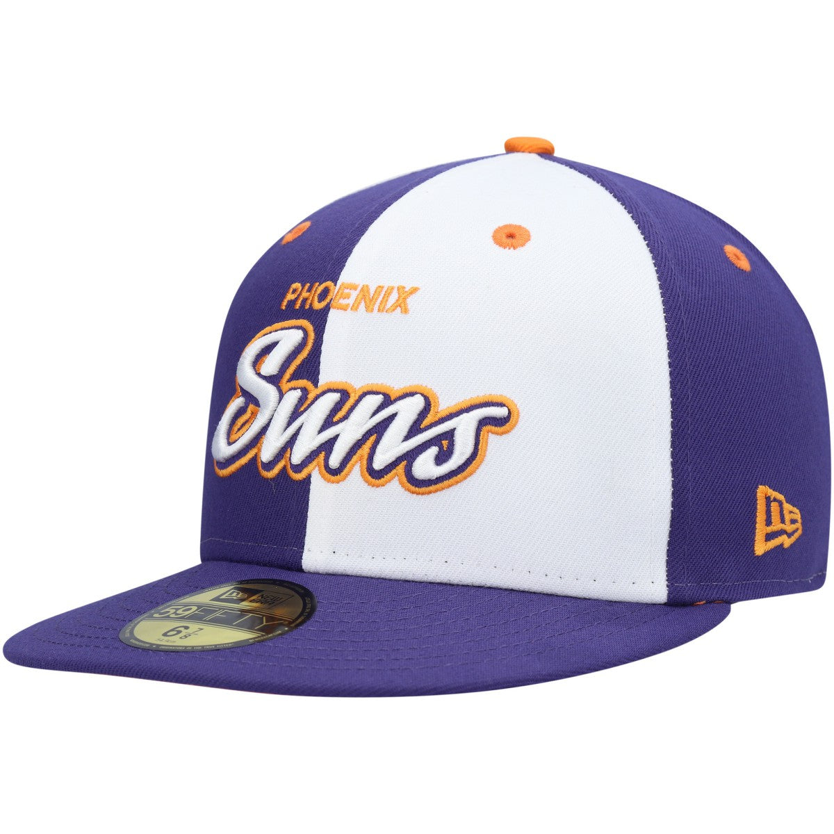Script Pinwheel 59FIFTY Fitted Hat - Purple/White cheap