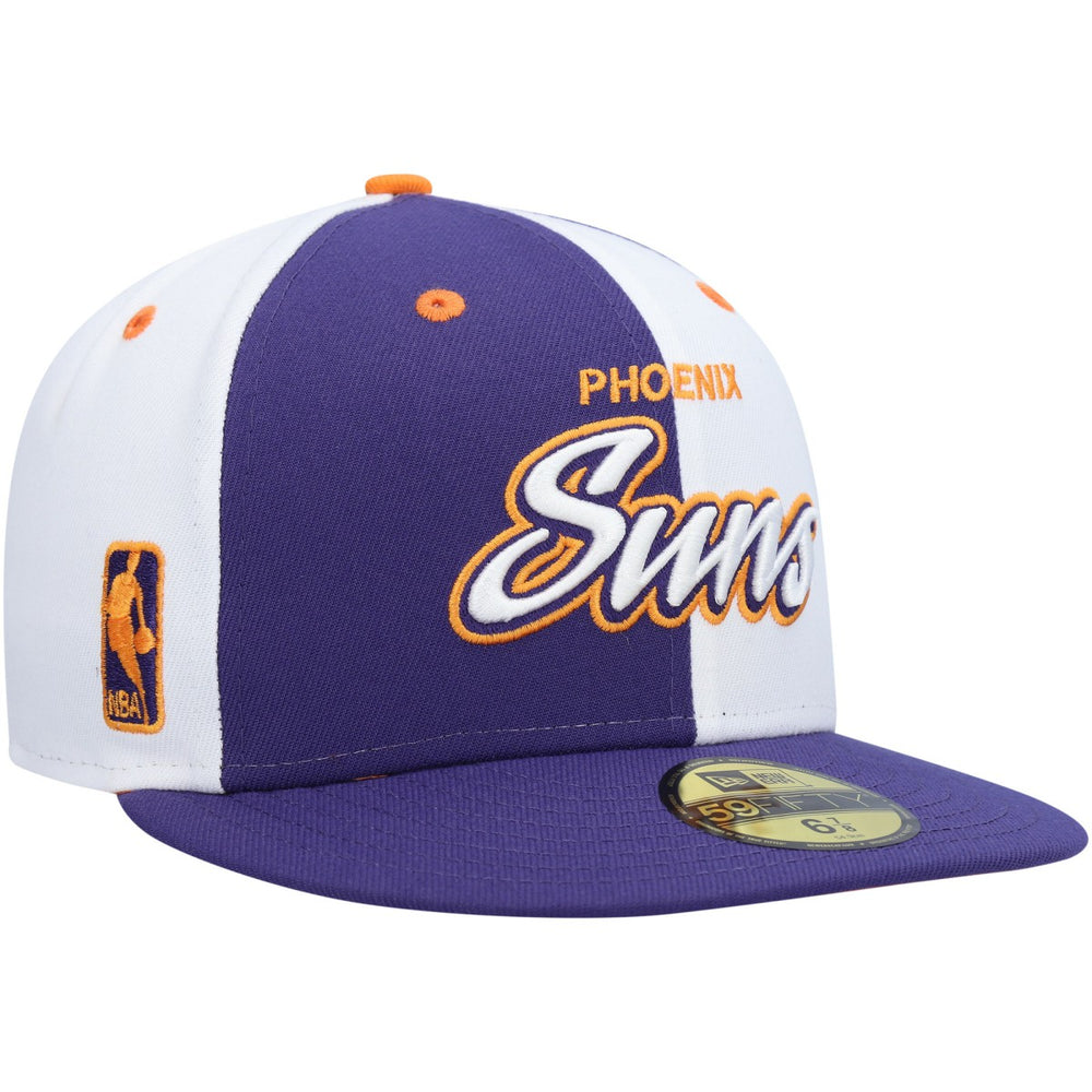 Script Pinwheel 59FIFTY Fitted Hat - Purple/White cheap