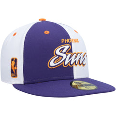 Script Pinwheel 59FIFTY Fitted Hat - Purple/White cheap
