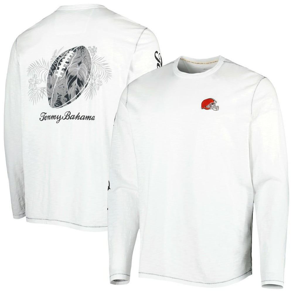 Cleveland Browns Laces Out Billboard Long Sleeve T-Shirt - White outlet
