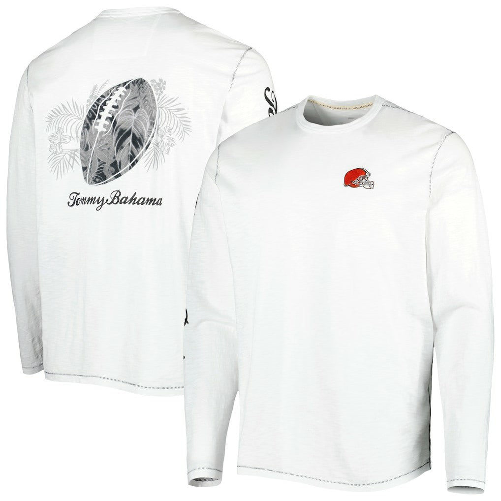 Cleveland Browns Laces Out Billboard Long Sleeve T-Shirt - White outlet