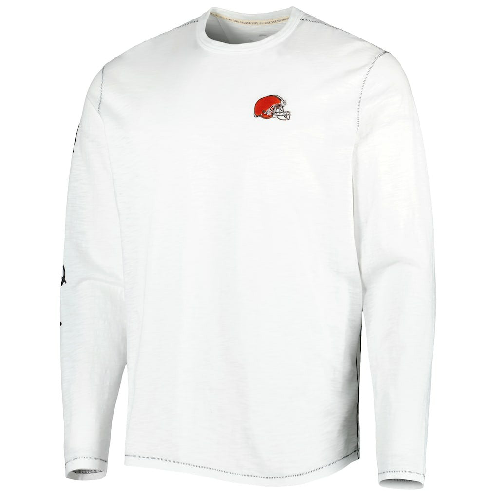 Cleveland Browns Laces Out Billboard Long Sleeve T-Shirt - White outlet