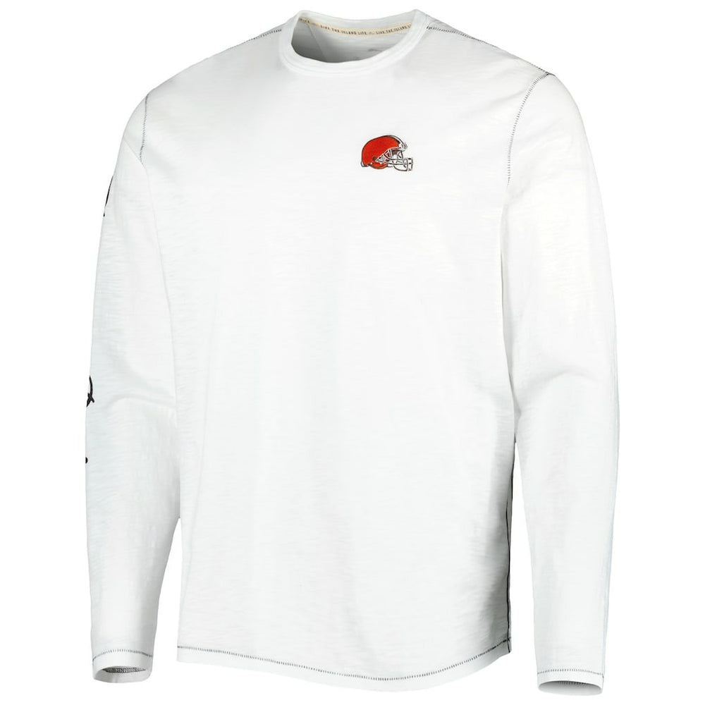 Cleveland Browns Laces Out Billboard Long Sleeve T-Shirt - White outlet