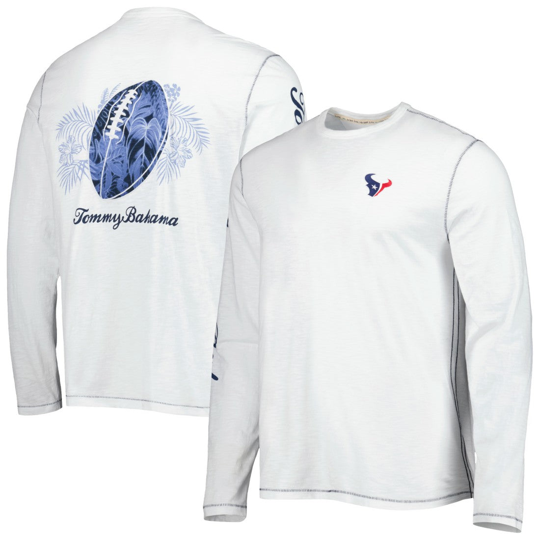 Houston Texans Laces Out Billboard Long Sleeve T-Shirt - White discount