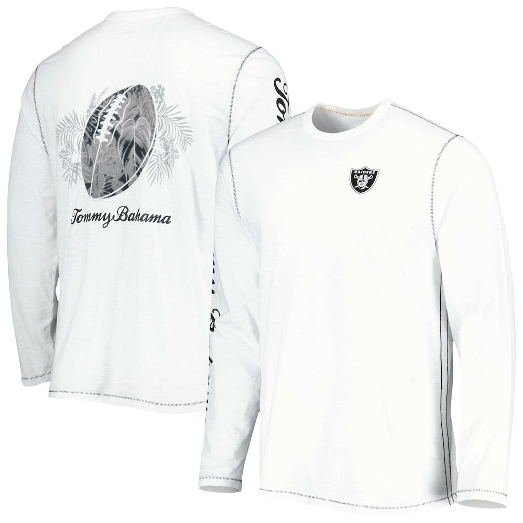Las Vegas Raiders Laces Out Billboard Long Sleeve T-Shirt - White on sale