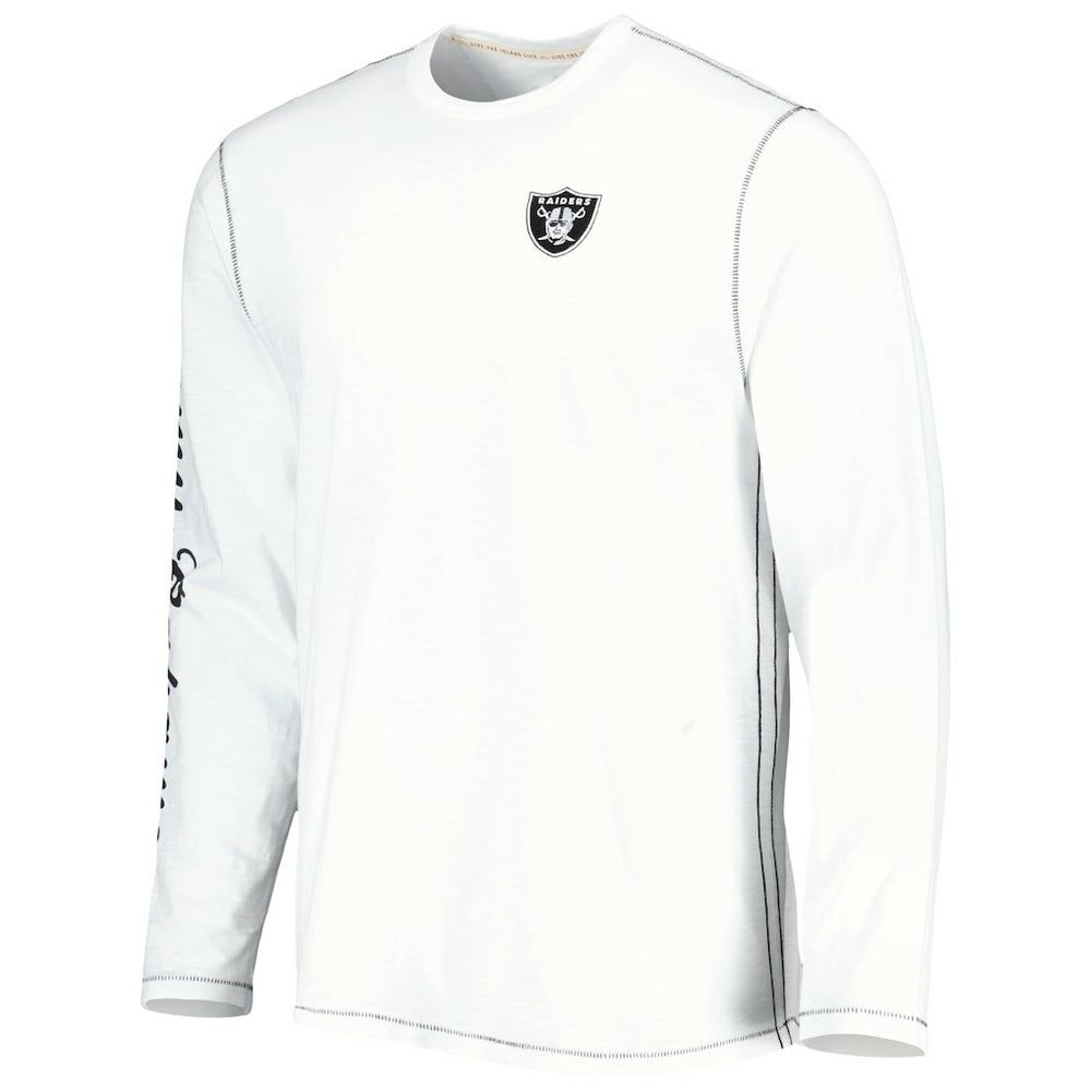 Las Vegas Raiders Laces Out Billboard Long Sleeve T-Shirt - White on sale