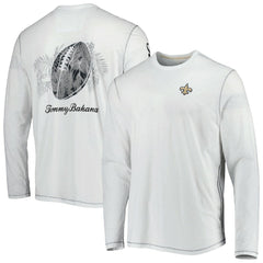 New Orleans Saints Laces Out Billboard Long Sleeve T-Shirt - White outlet