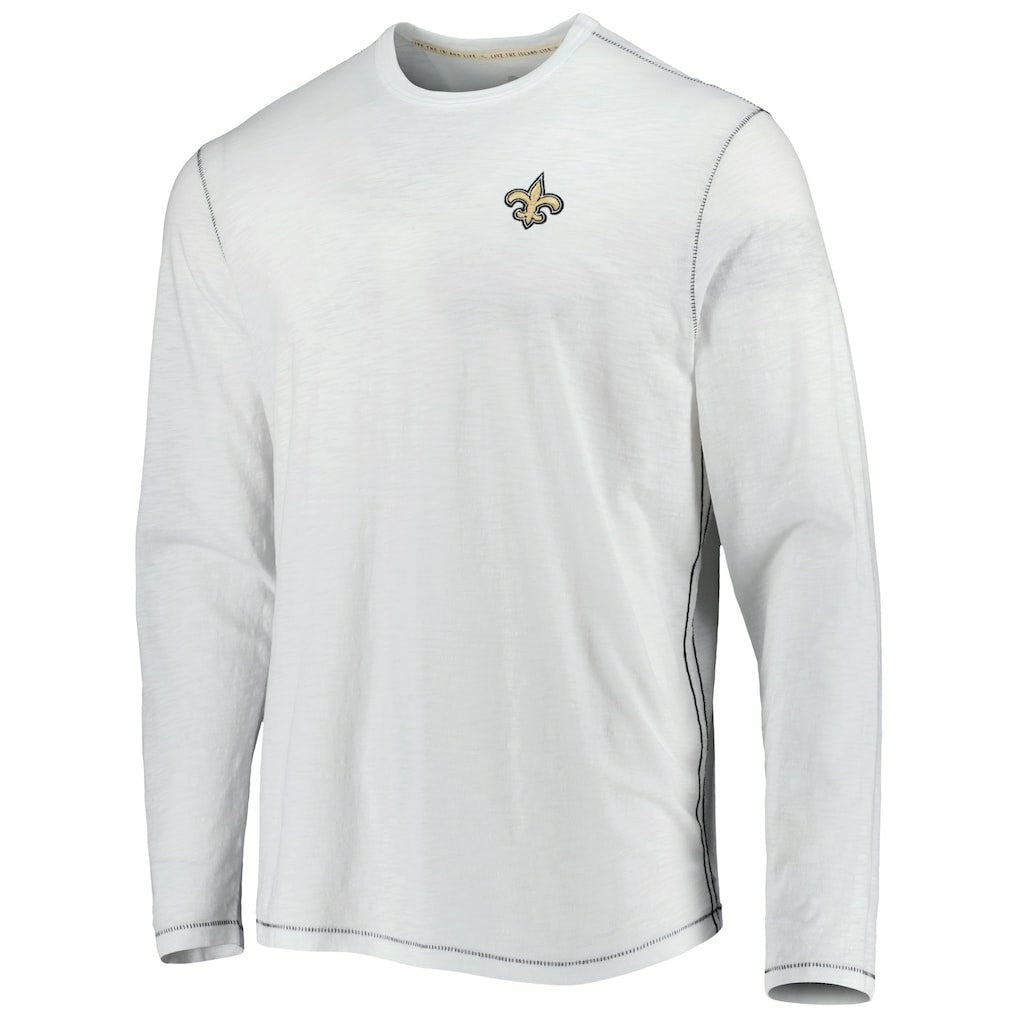 New Orleans Saints Laces Out Billboard Long Sleeve T-Shirt - White outlet