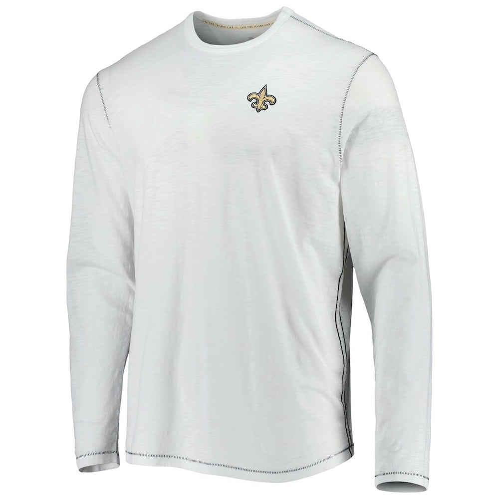 New Orleans Saints Laces Out Billboard Long Sleeve T-Shirt - White outlet