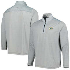 Green Bay Packers On Deck IslandZone Half-Zip Jacket - Gray outlet