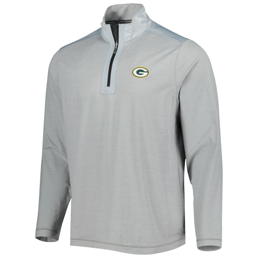 Green Bay Packers On Deck IslandZone Half-Zip Jacket - Gray outlet