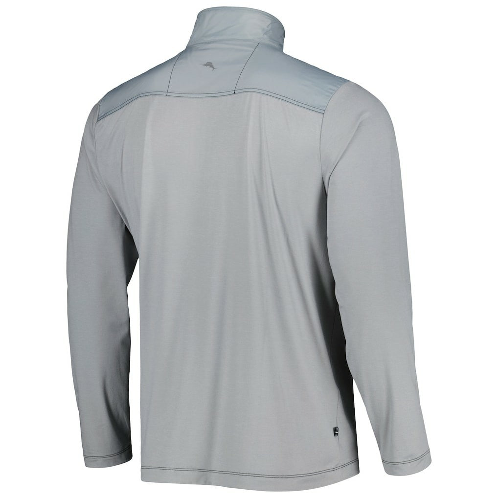Las Vegas Raiders On Deck IslandZone Half-Zip Jacket - Gray for sale