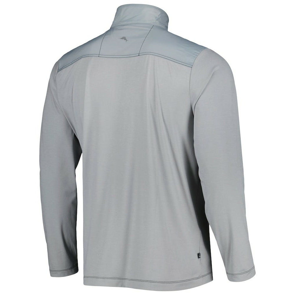 Las Vegas Raiders On Deck IslandZone Half-Zip Jacket - Gray for sale
