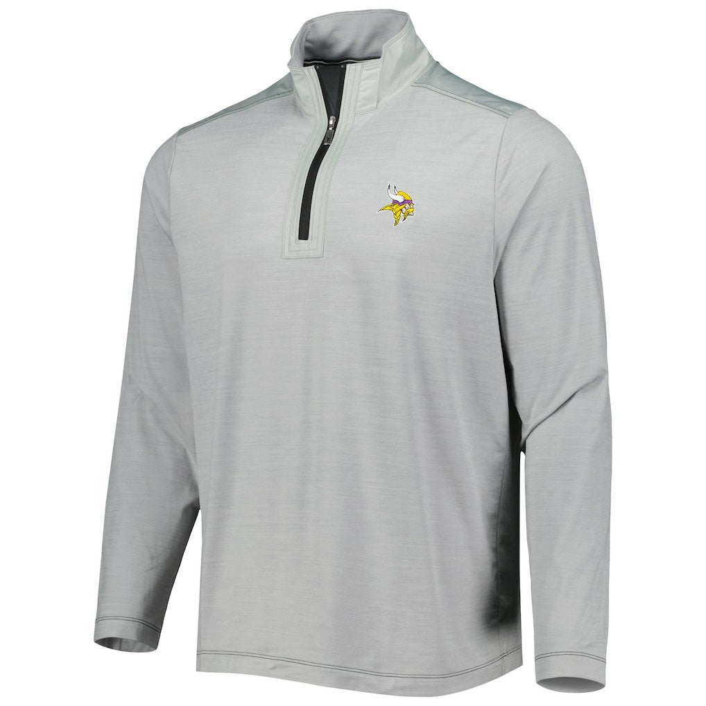 Minnesota Vikings On Deck IslandZone Half-Zip Jacket - Gray online