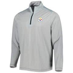 Pittsburgh Steelers On Deck IslandZone Half-Zip Jacket - Gray outlet