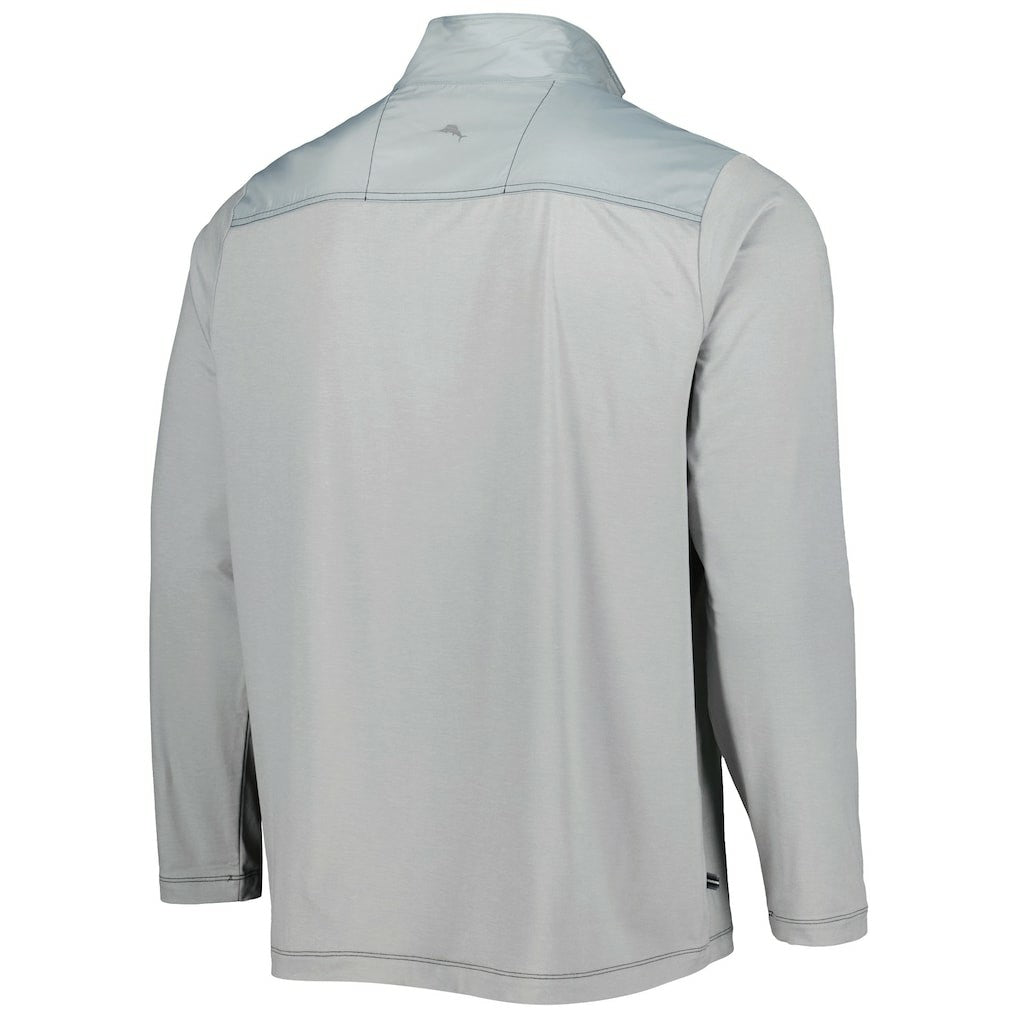 Pittsburgh Steelers On Deck IslandZone Half-Zip Jacket - Gray outlet