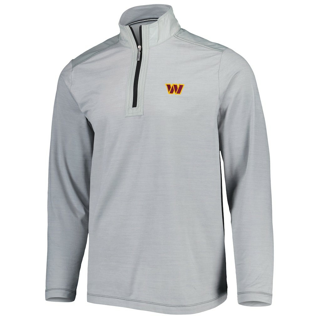 Washington Commanders On Deck IslandZone Half-Zip Jacket - Gray for sale