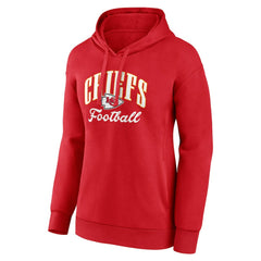 Kansas City Chiefs Women's Team Logo Victory Script Pullover Hoodie - Red on sale
