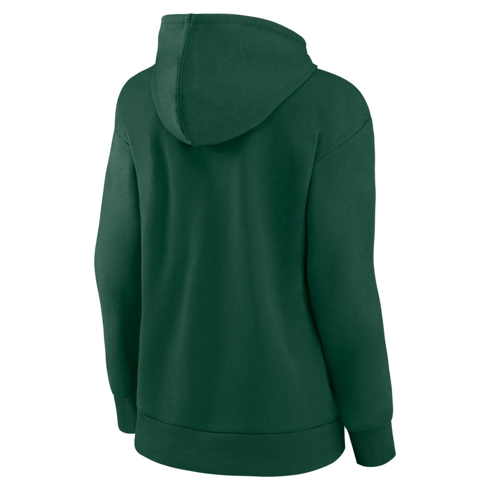 Green Bay Packers Women's Team Logo Victory Script Pullover Hoodie - Green discount