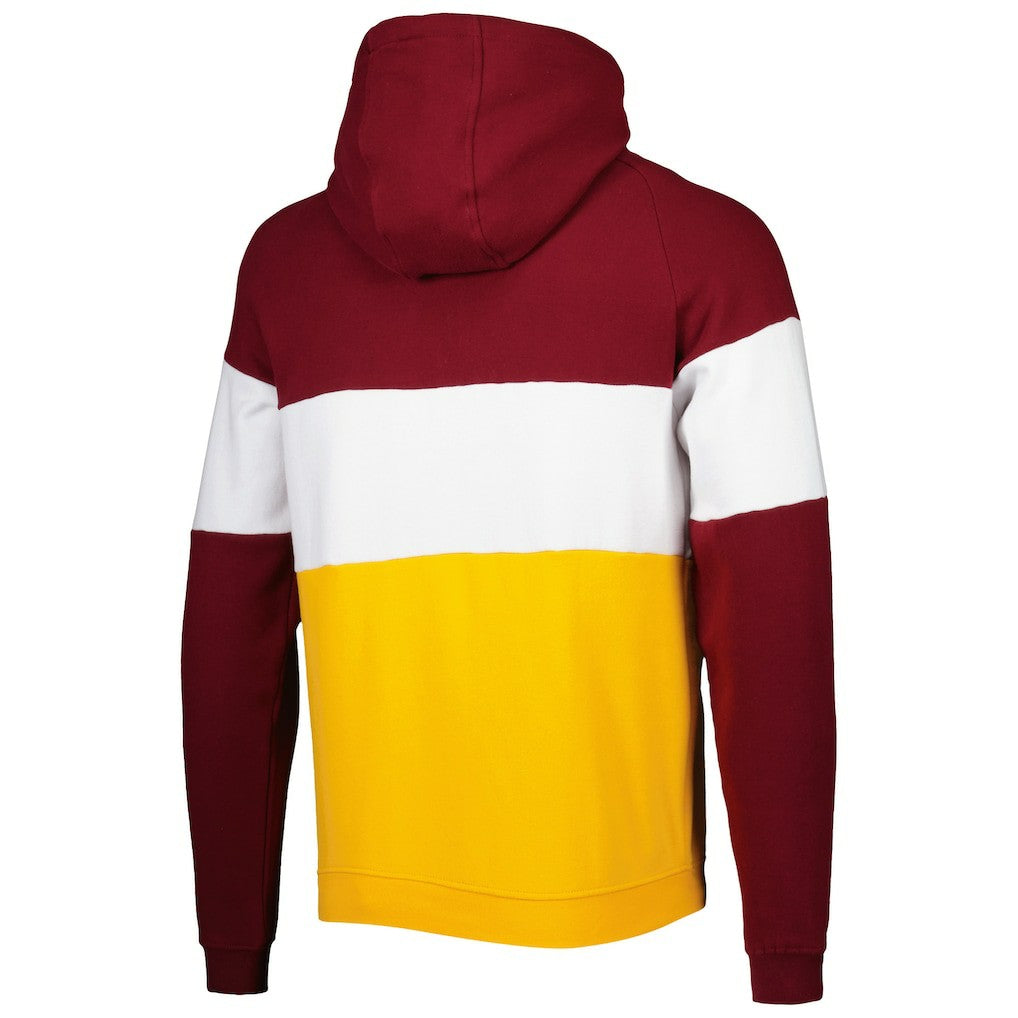 Washington Commanders New Era Colorblock Current Pullover Hoodie - Gold discount