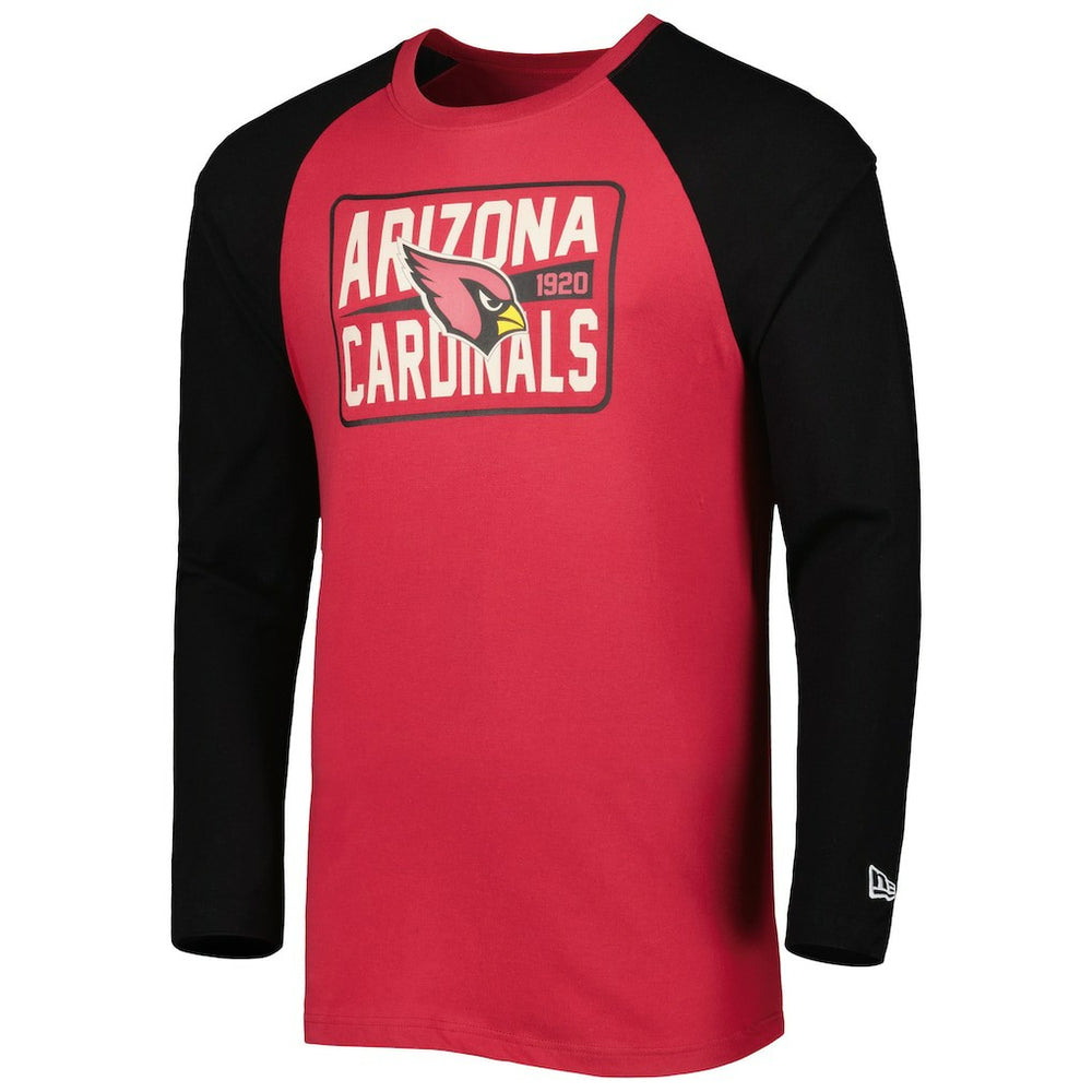Arizona Cardinals New Era Current Raglan Long Sleeve T-Shirt - Cardinal outlet