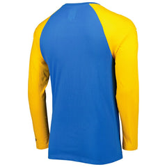 Los Angeles Chargers New Era Current Raglan Long Sleeve T-Shirt - Powder Blue for sale