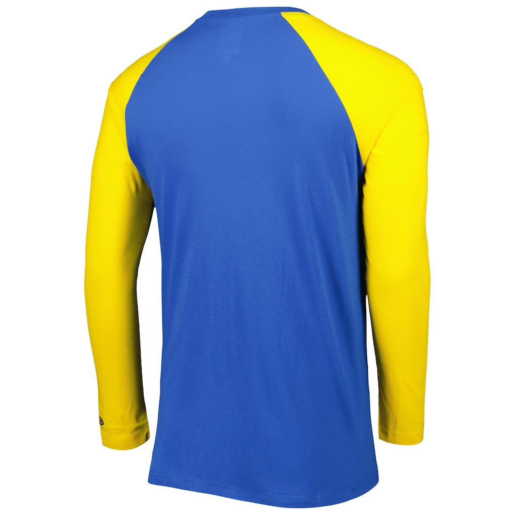 Los Angeles Rams New Era Current Raglan Long Sleeve T-Shirt - Royal online