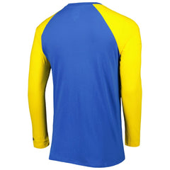 Los Angeles Rams New Era Current Raglan Long Sleeve T-Shirt - Royal online