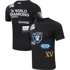 Las Vegas Raiders Pro Standard Championship T-Shirt - Black cheap