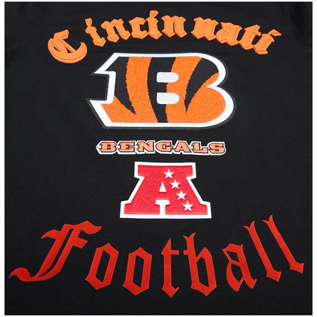 Cincinnati Bengals Pro Standard Old English T-Shirt - Black sale