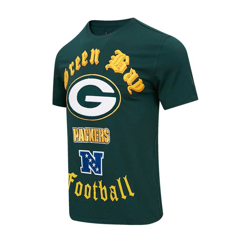 Green Bay Packers Pro Standard Old English T-Shirt - Green cheap