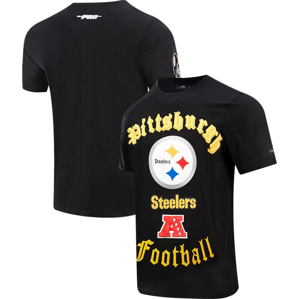Pittsburgh Steelers Pro Standard Old English T-Shirt - Black cheap