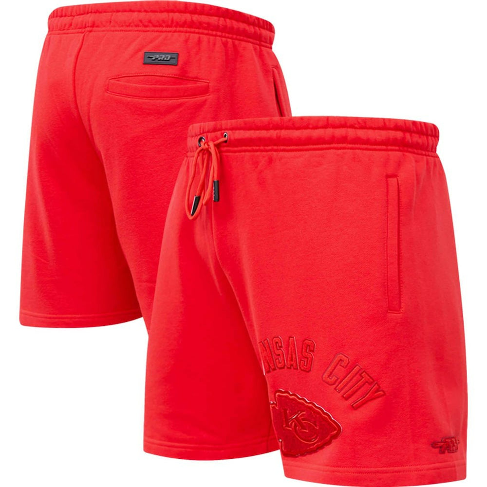 Kansas City Chiefs Pro Standard Triple Red Shorts discount
