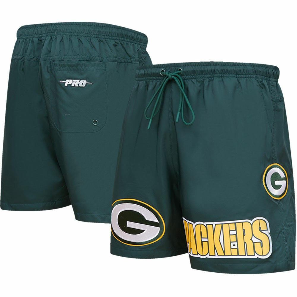 Green Bay Packers Pro Standard Woven Shorts - Green cheap