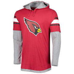 Arizona Cardinals New Era Long Sleeve Hoodie T-Shirt - Cardinal outlet