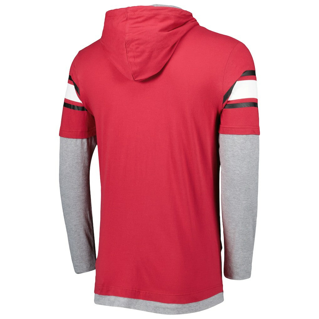 Arizona Cardinals New Era Long Sleeve Hoodie T-Shirt - Cardinal outlet