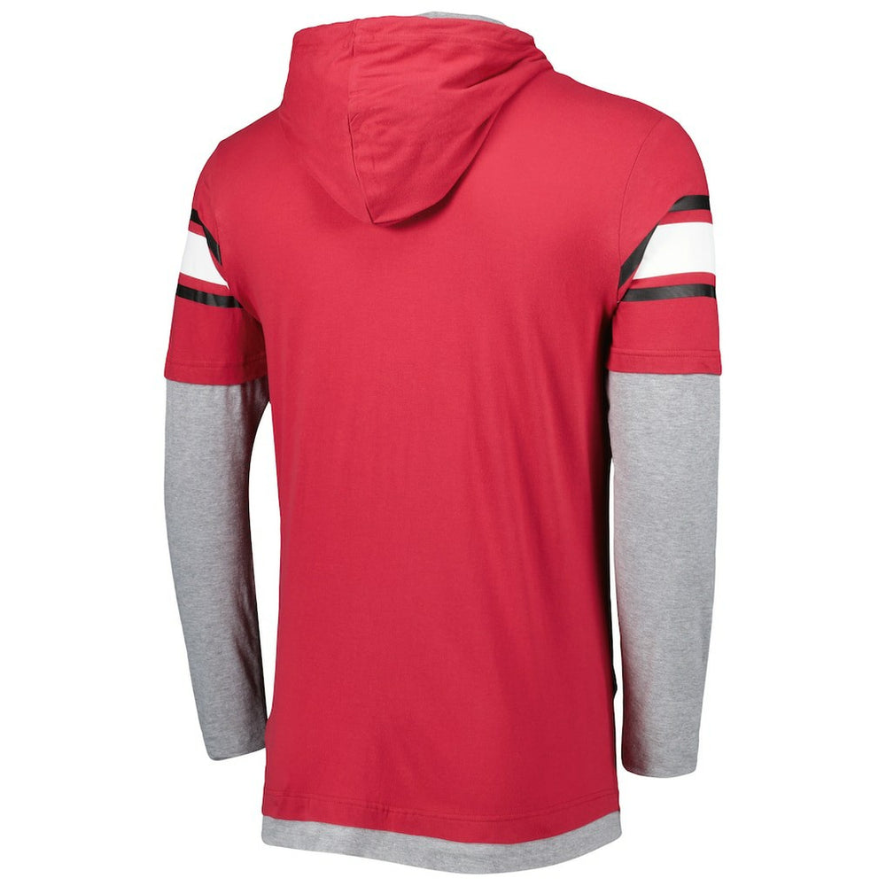 Arizona Cardinals New Era Long Sleeve Hoodie T-Shirt - Cardinal outlet
