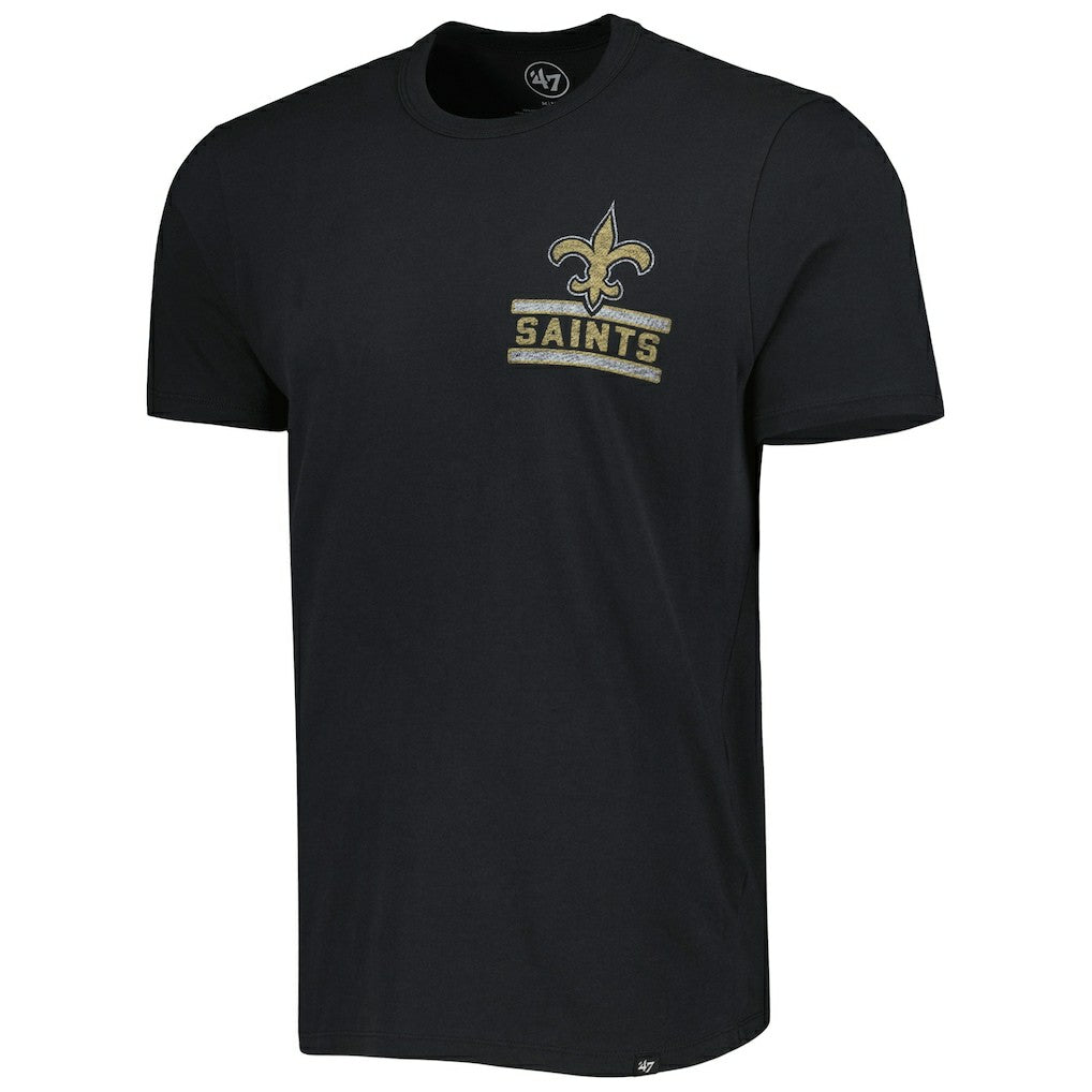 New Orleans Saints '47 Open Field Franklin T-Shirt - Black discount
