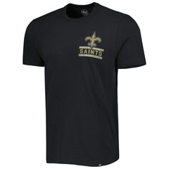 New Orleans Saints '47 Open Field Franklin T-Shirt - Black discount
