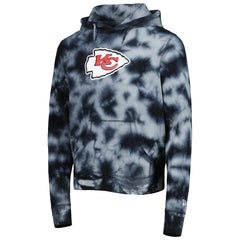 Kansas City Chiefs New Era Team Tie-Dye Pullover Hoodie - Black on sale